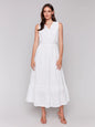 Eyelet Long Dress