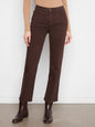 Straight Leg Twill Pants - Coffee C5584RR/618A