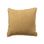 20" Square Stonewashed Linen Pillow w/ Fringe