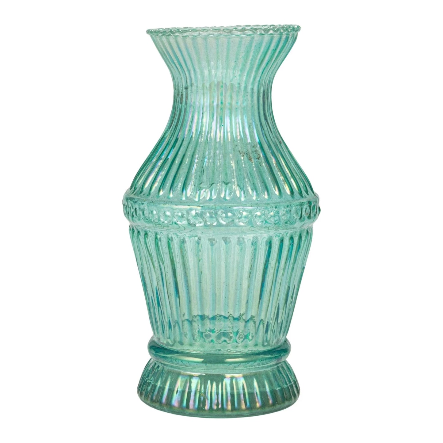 Debossed Glass Vase