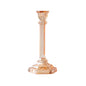Embossed Recycled Glass Taper Holder