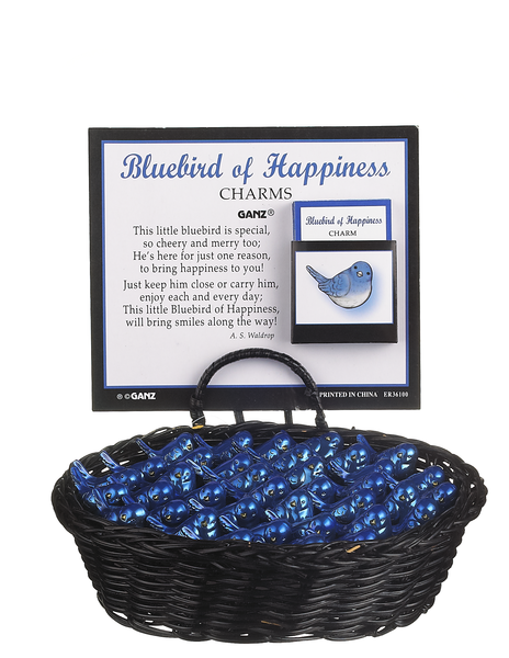 Bluebird of Happiness Charm