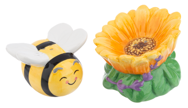 Bee/Flower Salt & Pepper Shaker