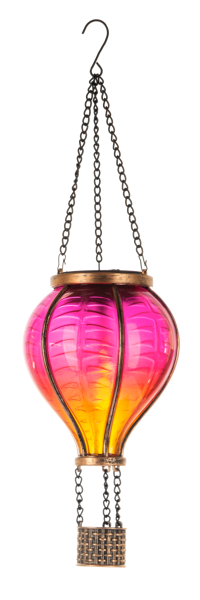 Solar Flickering Light Up Hot Air Balloon