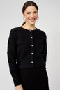 Casual Crew Neck Cardigan Style 253845