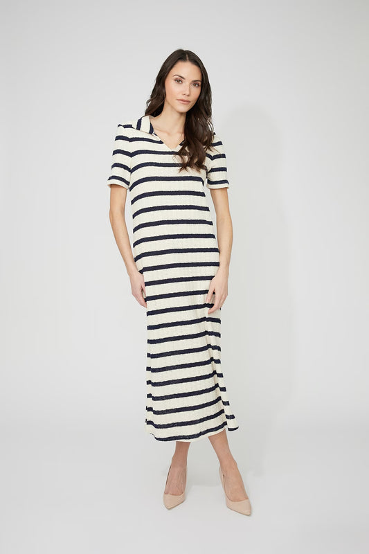 Casual Striped Maxi Dress Style 261349 Frank Lyman