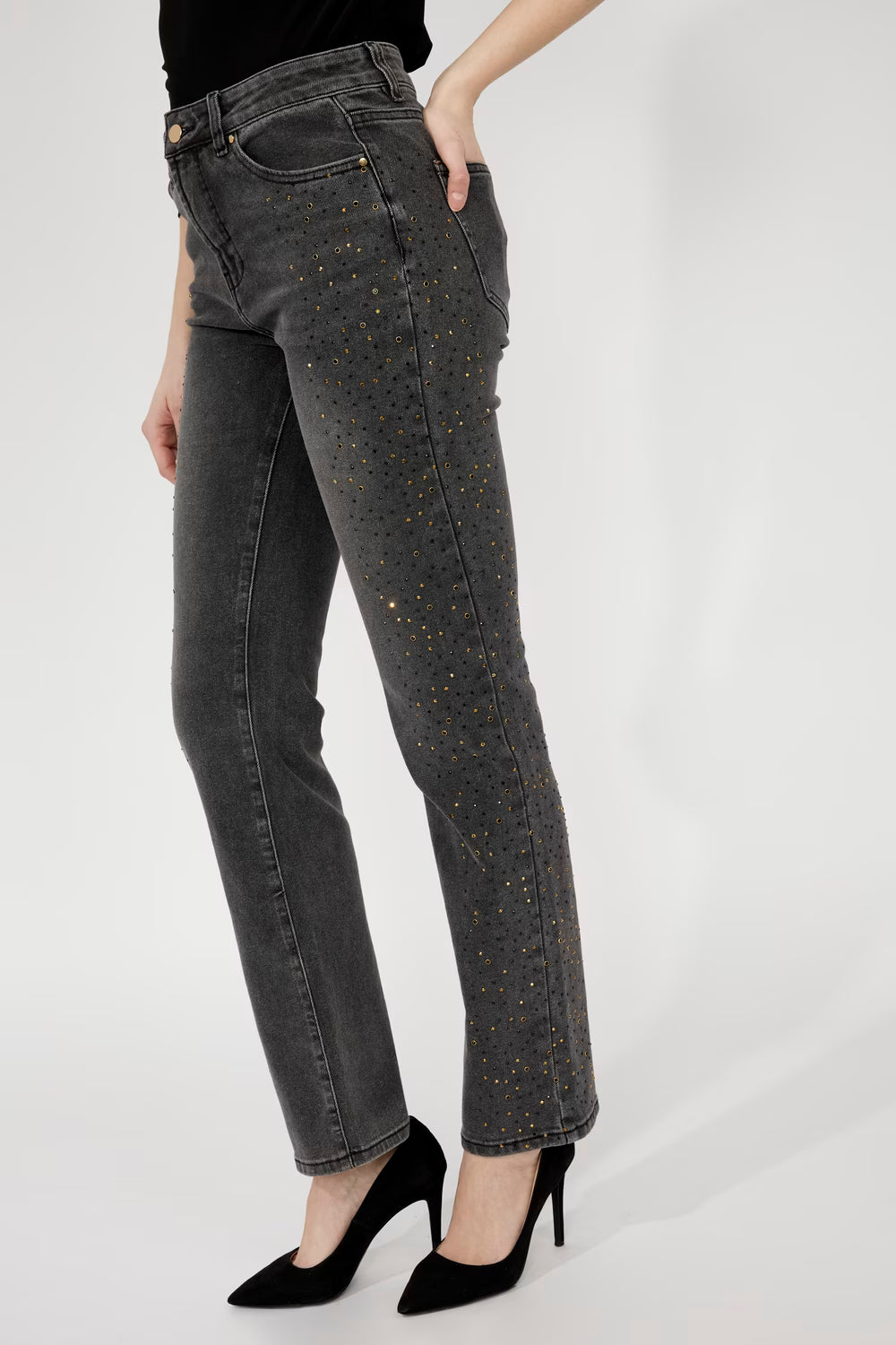 High-waisted Edgy Jeans Style 253831