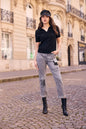 Embellished Mid-rise Trousers Style 264819