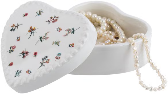 Floral Heart Trinket Box CB201399