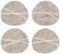 Striato Felt Coaster set of 4 - Flint