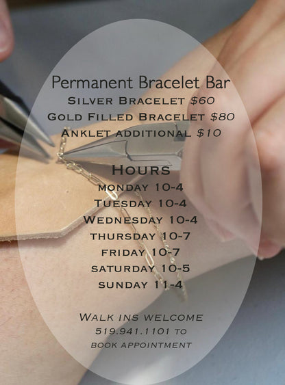 Permanent Bracelet Gift Certificate