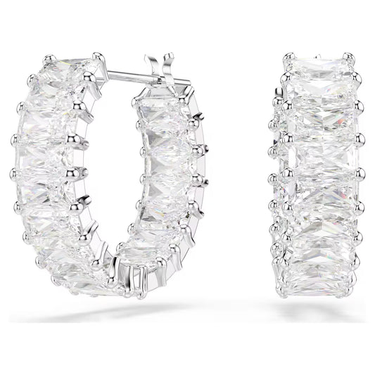 Matrix Hoop earrings 5733397 Swarovski