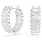 Matrix Hoop earrings 5733397 Swarovski