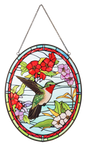 Stained Glass Hummingbird Suncatcher