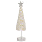 White and Gold Cone Tree With Star