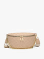Sylvie Quilted Belt Bag w/ Chain Strap M2402-TN