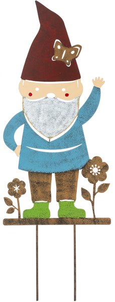 Gnome Garden Stake