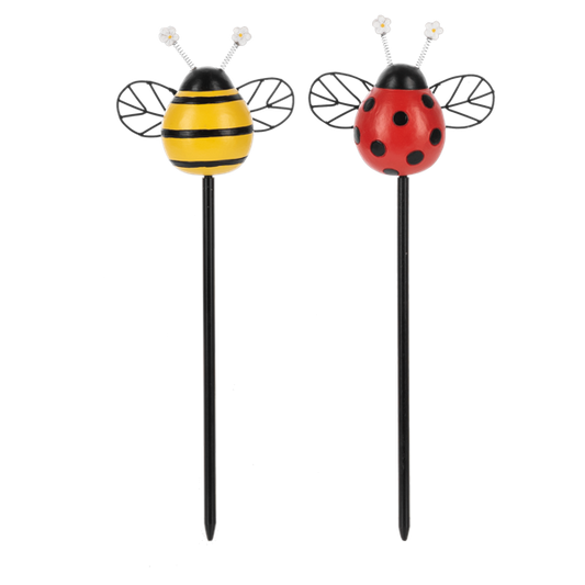 Bee & Ladybug Plant Picks