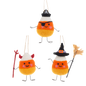 Candy Corn Felted Orn