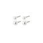 DAMARIS pearl earrings 2-in-1 set