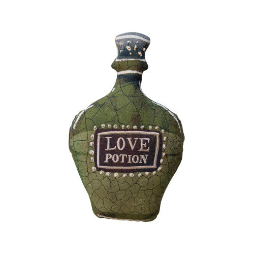 Embroidery & Metallic Gold French Knots "Love Potion