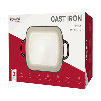 Cast Iron Roaster Merlot 3L