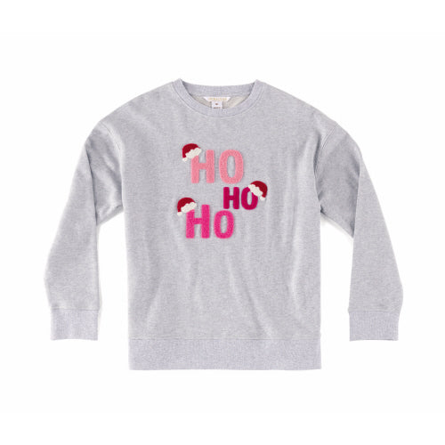 HO HO HO SWEATSHIRT, GREY