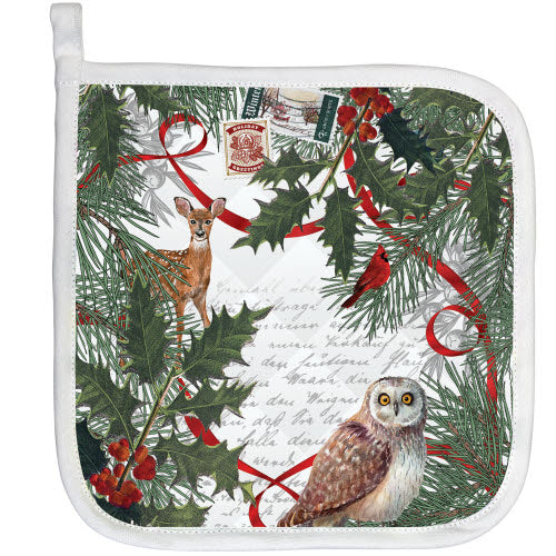 Winter Woodland Potholder