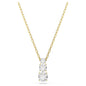 Stilla Attract pendant Round cut, White, 18K gold finish 5723298