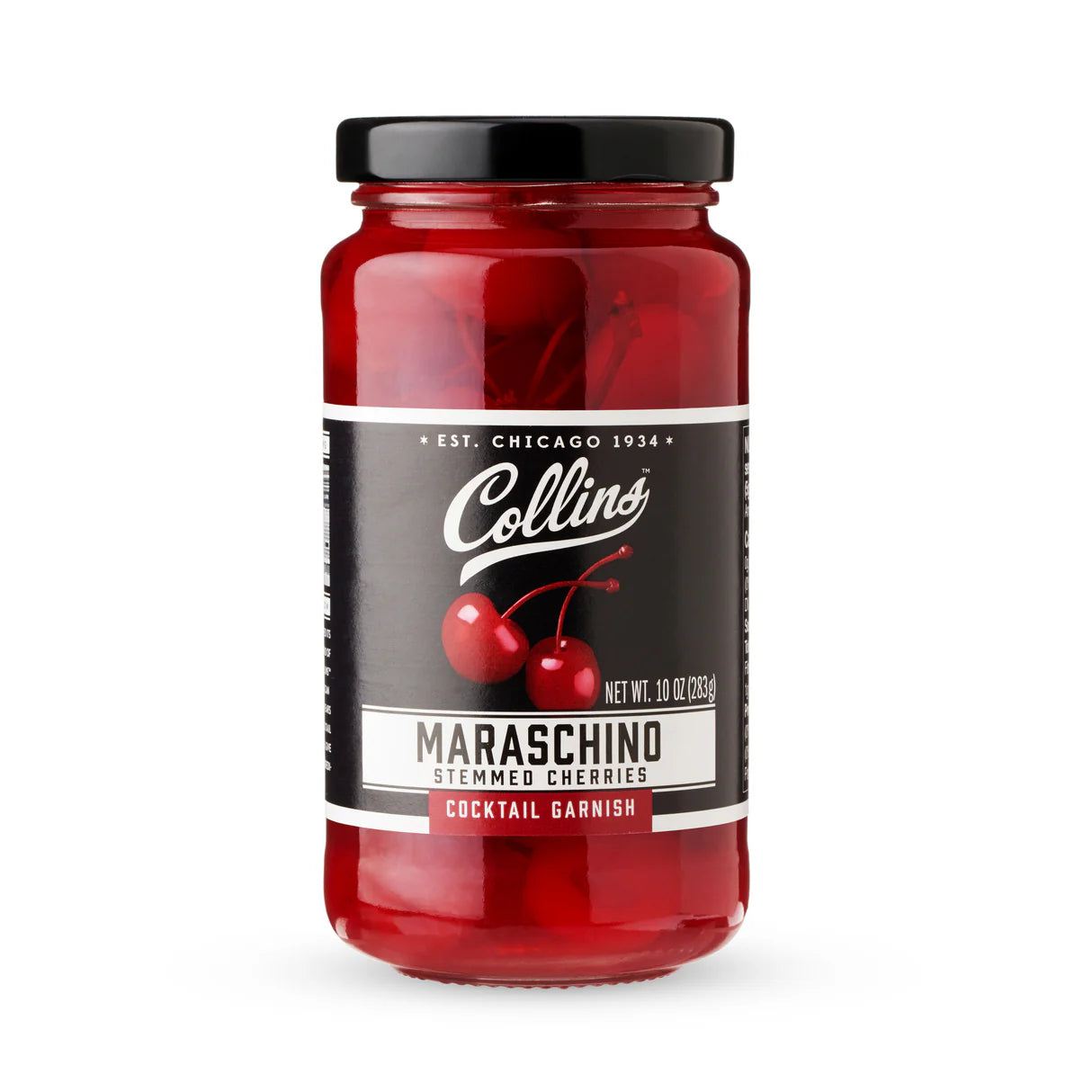 Collins Stemmed Cocktail Cherries, 10 oz
