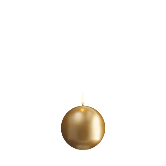 Uyuni Gold Round Candle