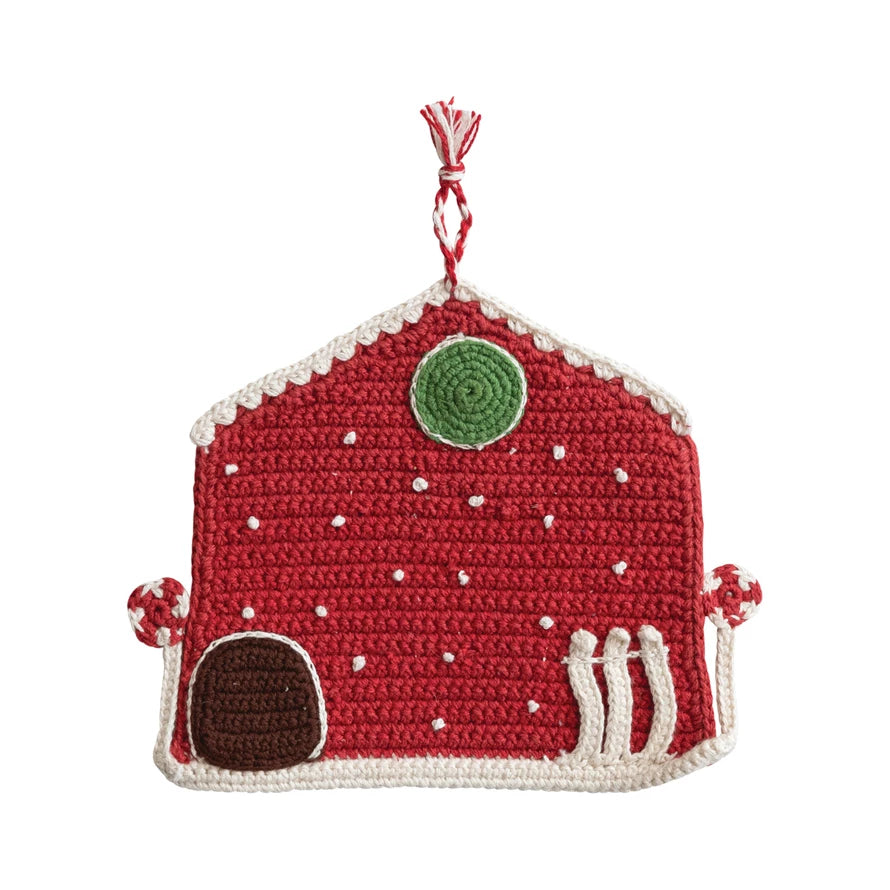 House shaped pot holder