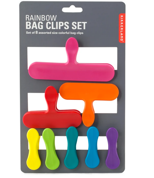 Rainbow Bag Clips