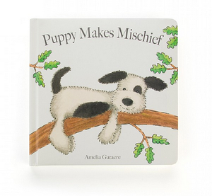 Puppy Makes Mischief Jellycat Book