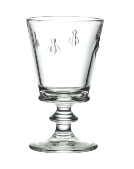 611001 Bee Wine Glass