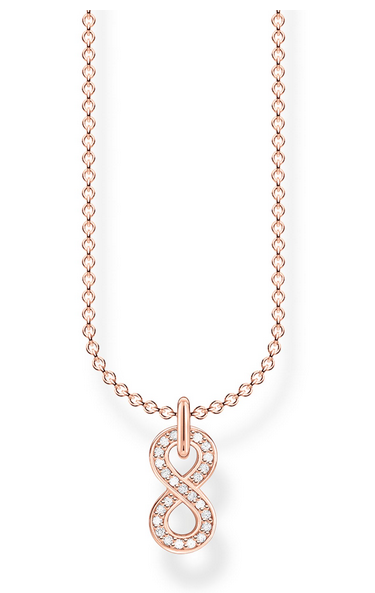 Necklace infinity rose gold KE2067-416