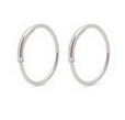 Earring: Raquel: Silver Plated