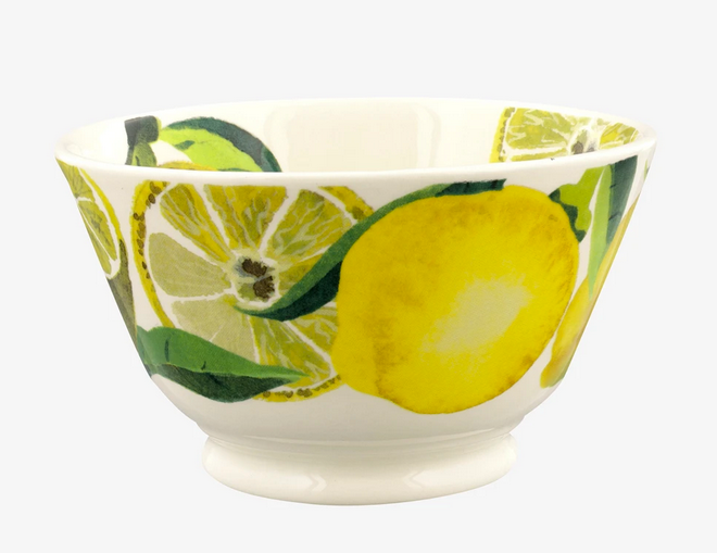 Vegetable Garden Lemons Small Old Bowl