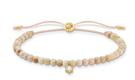 Bracelet Pearl & White Stone A1988-379