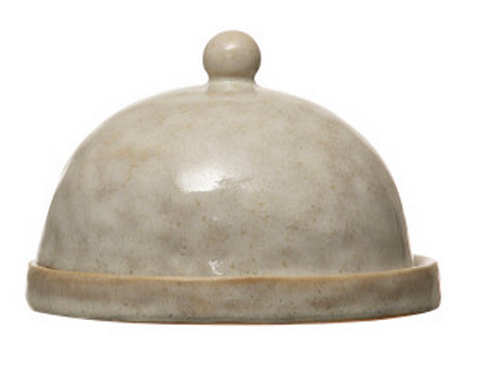 Stoneware Domed Dish