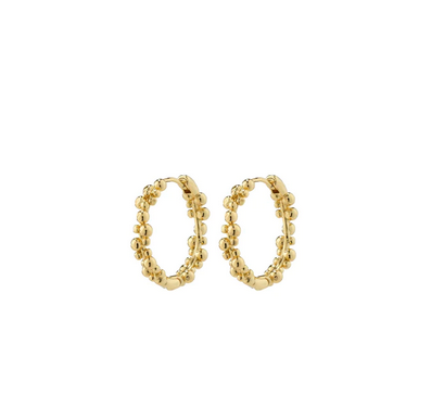 SOLIDARITY bubbles earstuds multi-set gold-plated