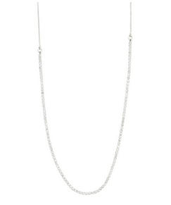 FRIENDS crystal chain necklace silver-plated