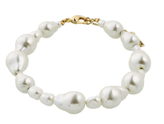 WILLPOWER pearl bracelet gold-plated