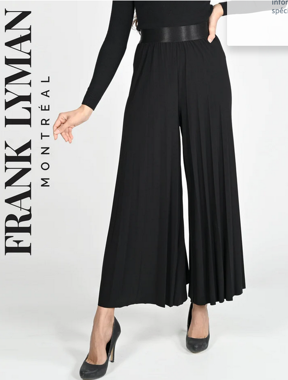 Black Knit Pant 224009