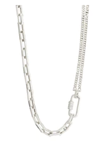 BE cable chain necklace silver-plated