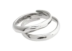 ADDISON recycled ring 2-in-1 set silver-plated