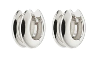 REFLECT recycled hoop earrings silver-plated