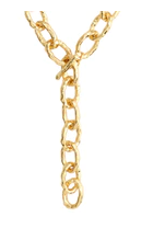 REFLECT recycled cable chain necklace gold-plated