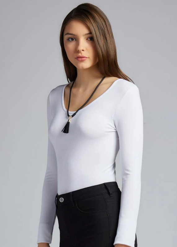 Bamboo Long Sleeve Scoop Neck CEBT1202