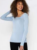 Bamboo Long Sleeve Scoop Neck CEBT1202